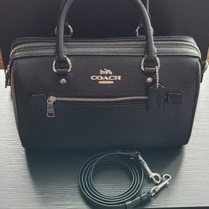 NWT- Coach Rowan Satchel SV/Black